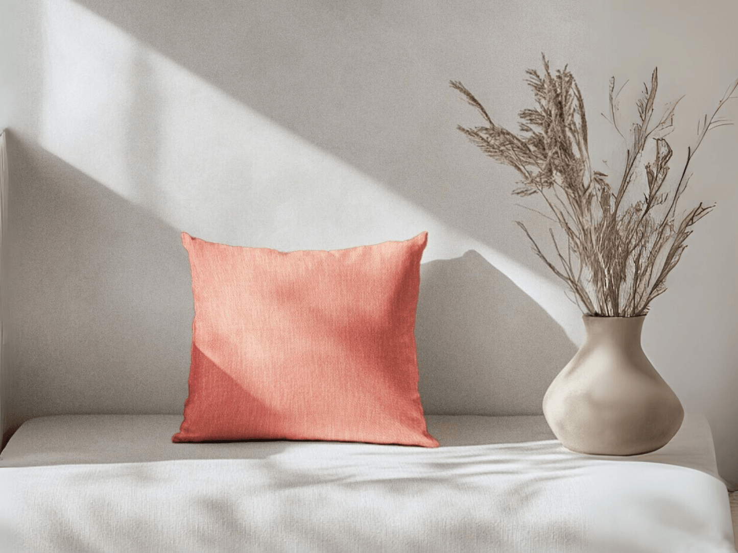 Jaipur Pink Cotton Cushion Cover - copper - red