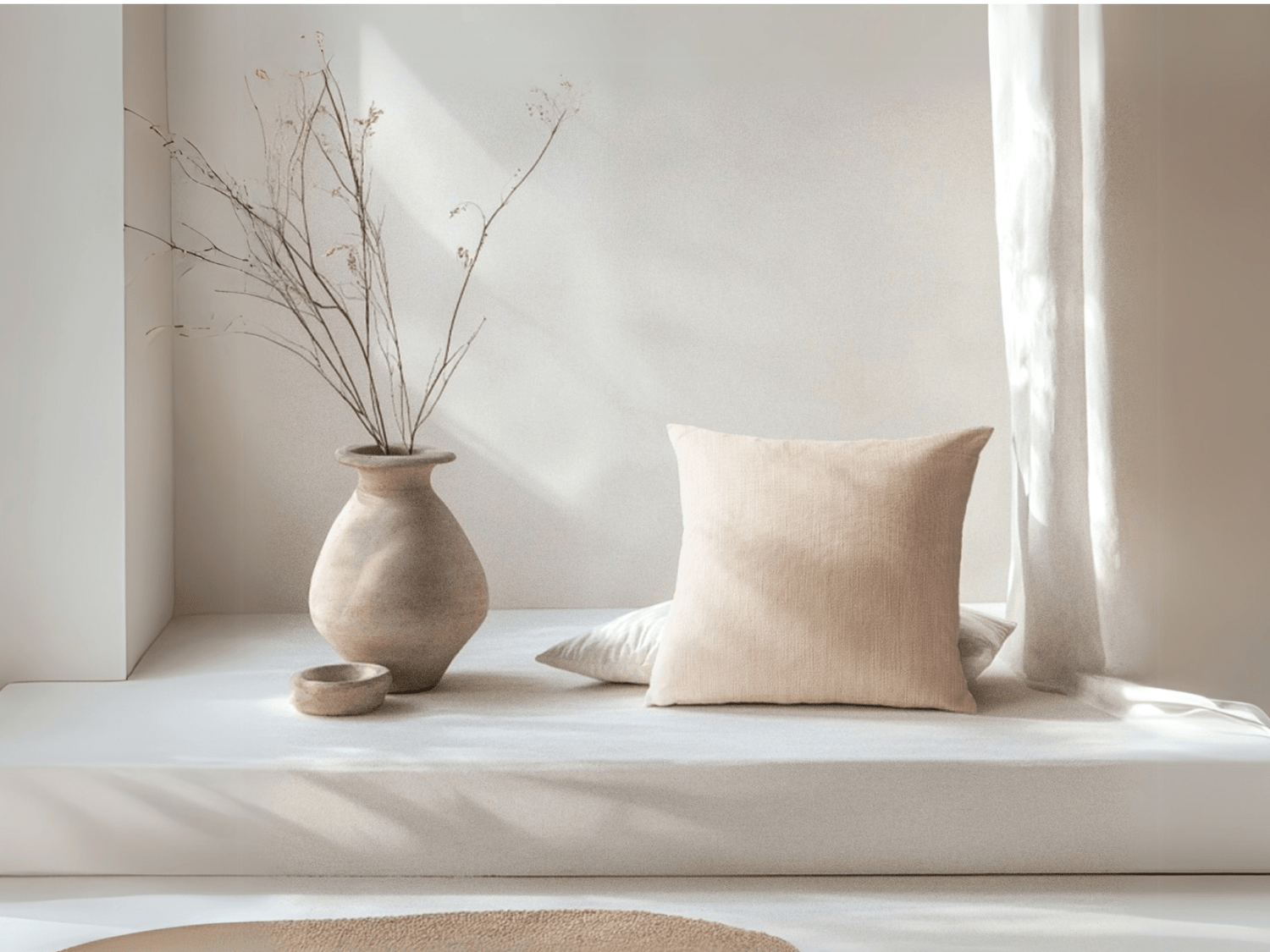 Serengeti Beige Cotton Cushion Cover - copper - red